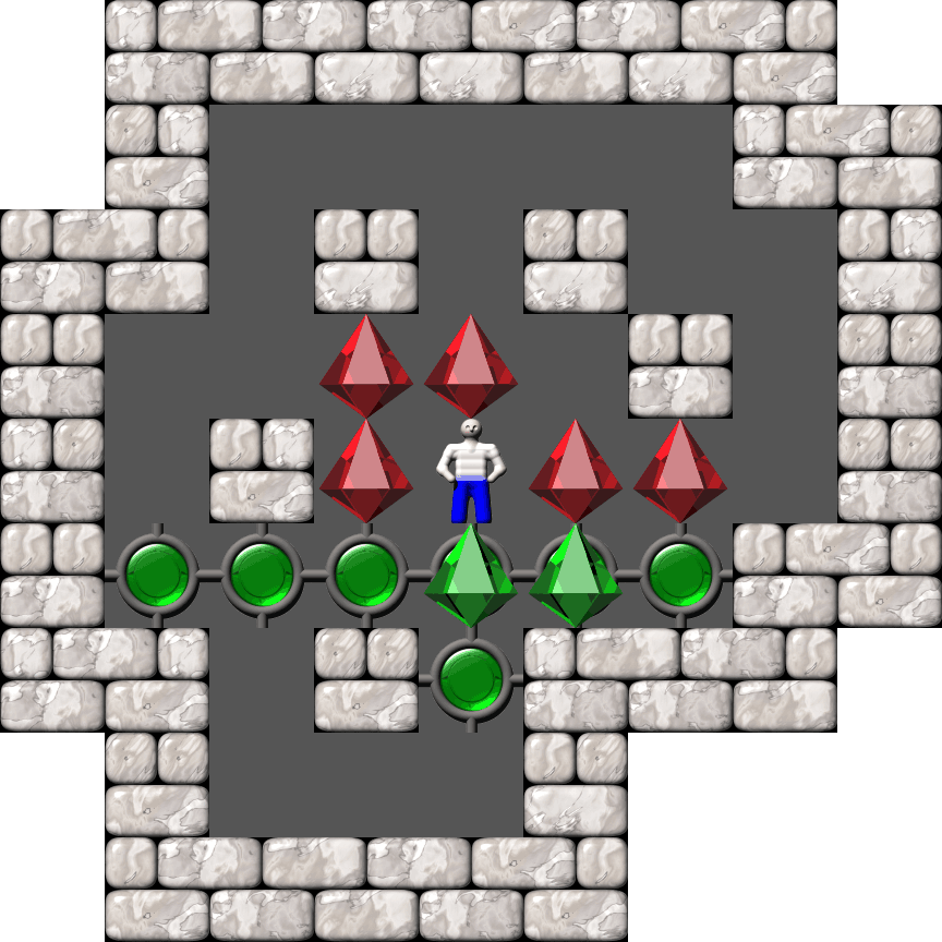 Sokoban Kevin B. Reilly Arranged level 61